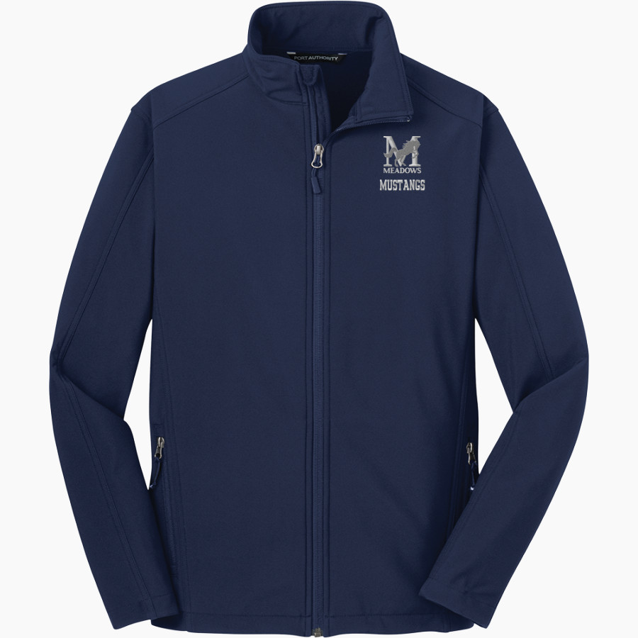Meadows School The Official Store of the Mustangs <span class="pdp-name-mascot">Meadows School Mustangs</span> Port Authority Men's Core Soft Shell Jacket