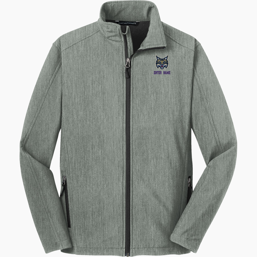 ROBERT C HATCH HIGH SCHOOL BOBCATS <span class="pdp-name-mascot">ROBERT C HATCH BOBCATS</span> Port Authority Men's Core Soft Shell Jacket