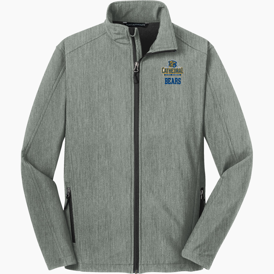 Cathedral Bears <span class="pdp-name-mascot">Cathedral High School Bears</span> Port Authority Men's Core Soft Shell Jacket