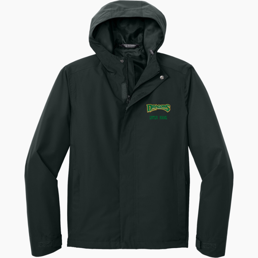 WEST DAVIDSON HIGH SCHOOL DRAGONS Port Authority Men's C-FREE Rain Jacket