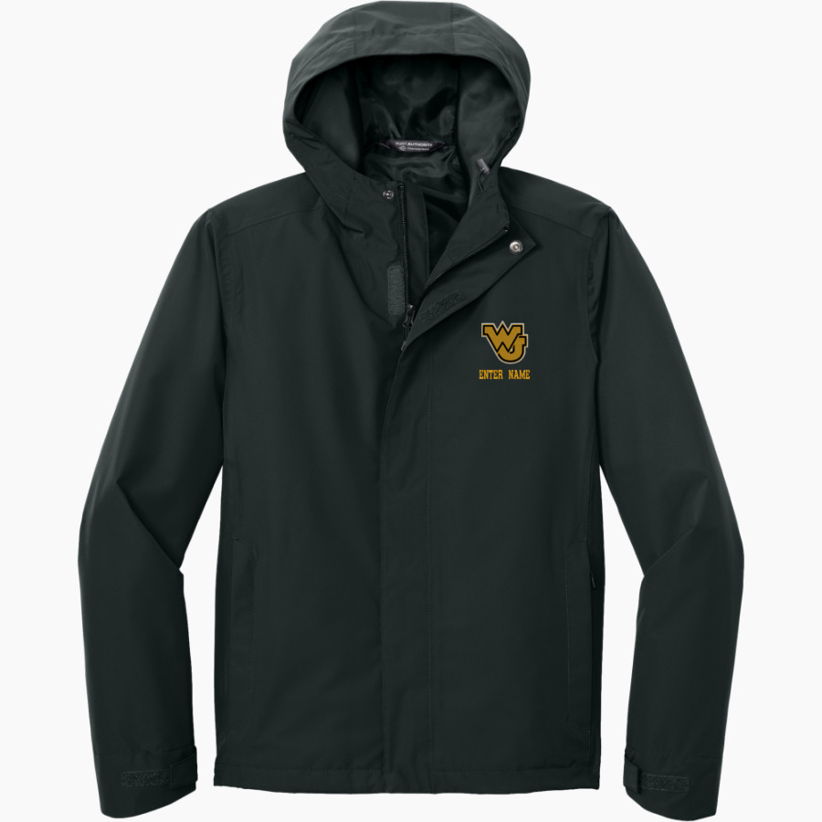 WELLMAN-UNION HIGH SCHOOL WILDCATS Port Authority Men's C-FREE Rain Jacket