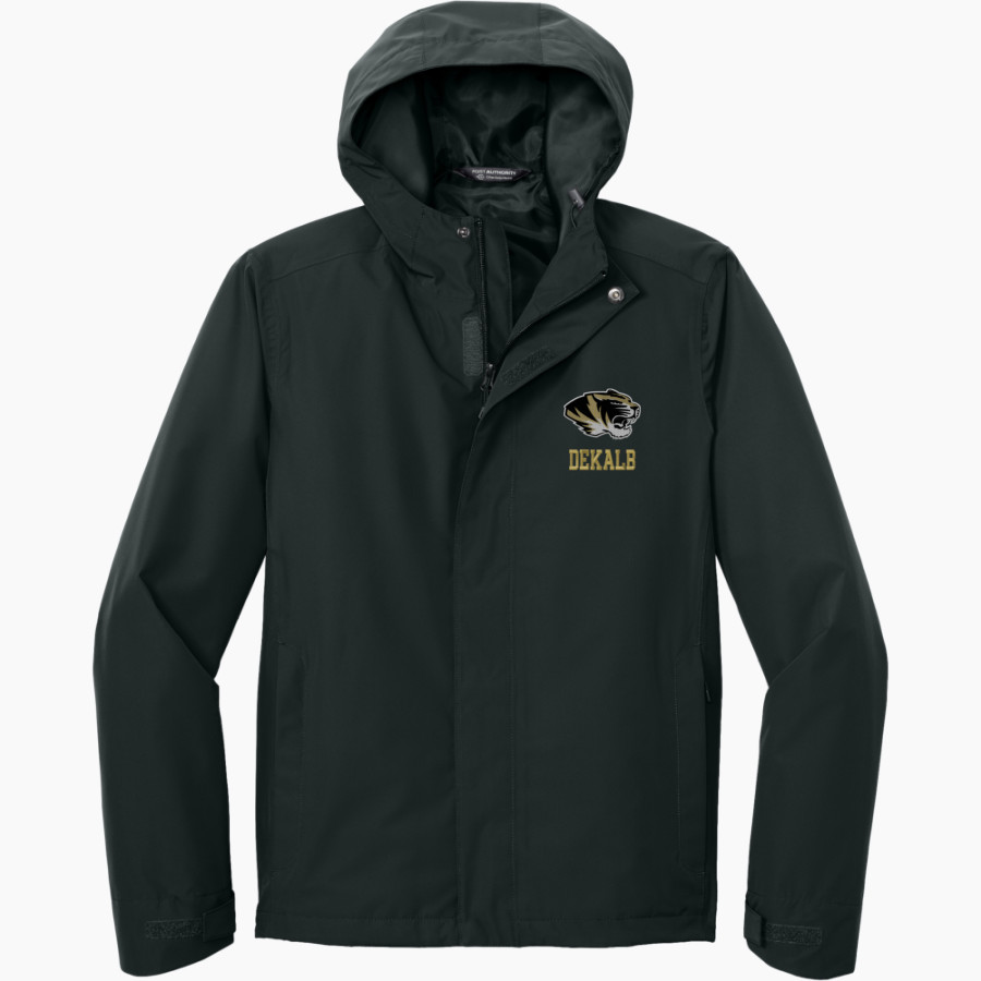 DEKALB HIGH SCHOOL TIGERS <span class="pdp-name-mascot">DEKALB TIGERS</span> Port Authority Men's C-FREE Rain Jacket