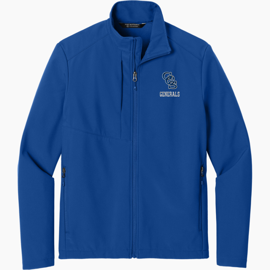 GEORGIA CHRISTIAN SCHOOL GENERALS Port Authority Men's C-FREE Core Soft Shell