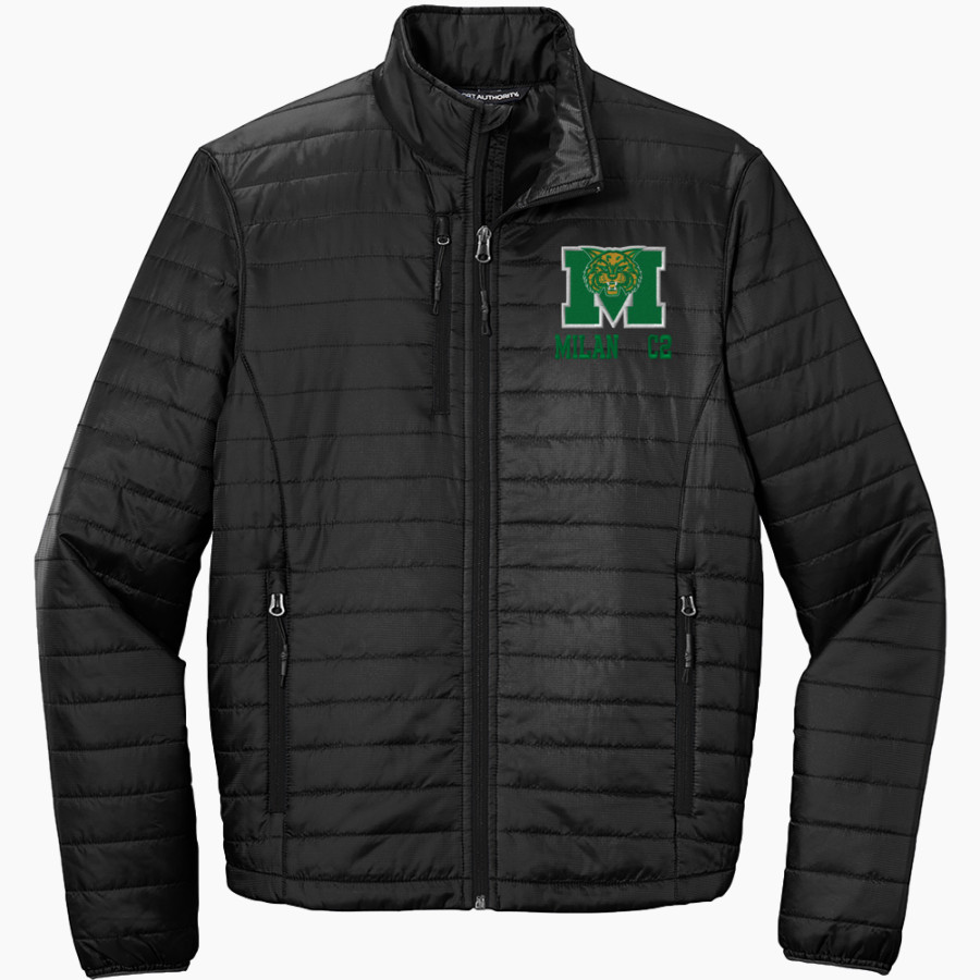 Milan C2 Wildcats <span class="pdp-name-mascot">Milan C2 Wildcats</span> Port Authority Men's Packable Puffy Jacket
