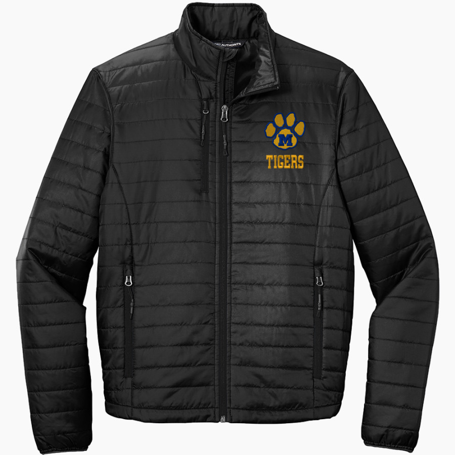 Mercy High School Tigers Online Store Port Authority Men's Packable Puffy Jacket