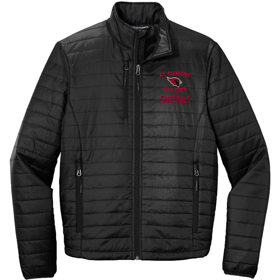 St. Clement Cardinals <span class="pdp-name-mascot">St. Clement School Cardinals</span> Port Authority Men's Packable Puffy Jacket