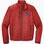 CROW HIGH SCHOOL Cougars Online Store <span class="pdp-name-mascot">CROW COUGARS</span> Port Authority Men's Packable Puffy Jacket Front Thumbnail