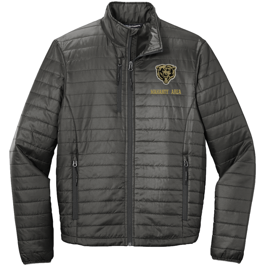 MAHANOY AREA JR./SR. HIGH SCHOOL GOLDEN BEARS <span class="pdp-name-mascot">MAHANOY JUNIOR SENIOR GOLDEN BEARS</span> Port Authority Men's Packable Puffy Jacket