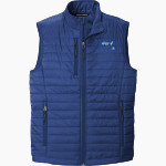 MERRITT ACADEMY HIGH SCHOOL MUSTANGS Port Authority Men's Packable Puffy Vest Front Thumbnail
