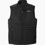 Shark Research & Conservation The Official Online Store Port Authority Men's Packable Puffy Vest Front Thumbnail
