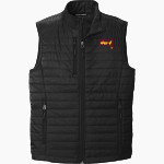 Jean Mcclung Trojans Port Authority Men's Packable Puffy Vest Front Thumbnail
