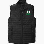 Blackfoot Broncos Port Authority Men's Packable Puffy Vest Front Thumbnail