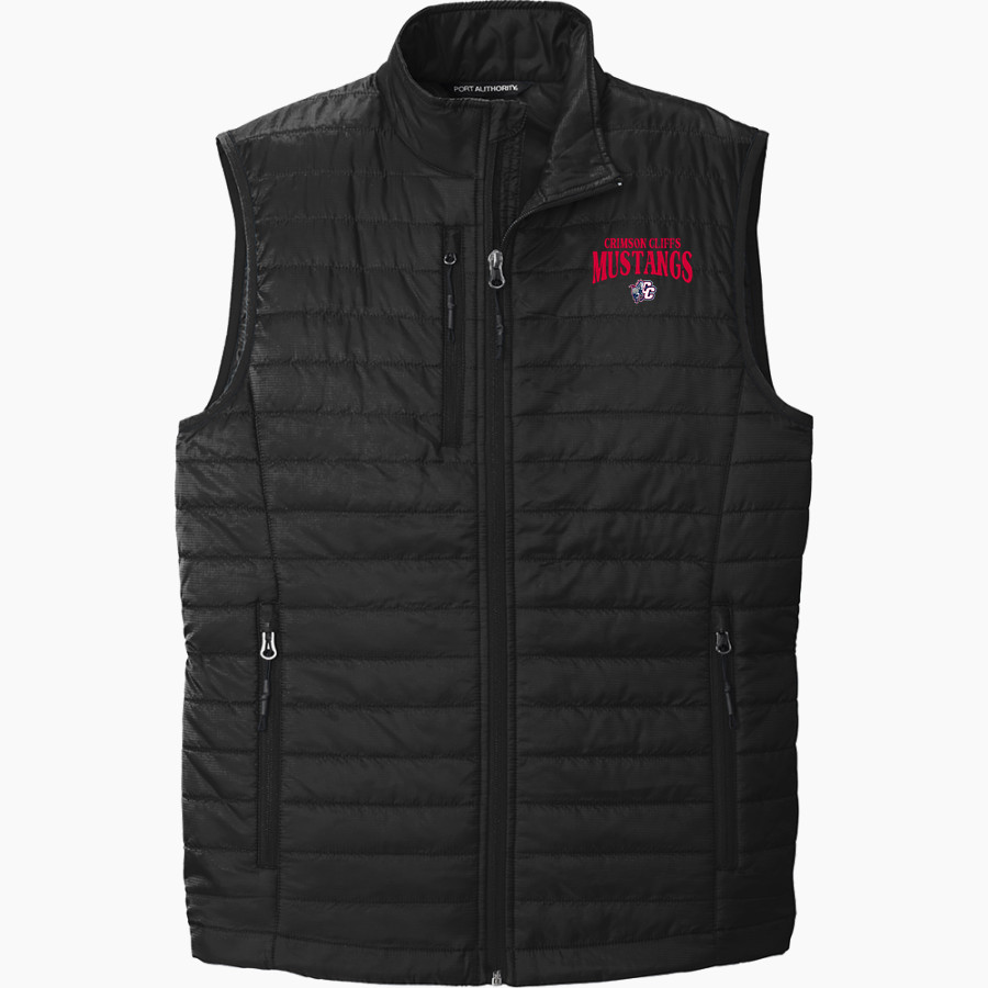 Crimson Cliffs Mustangs <span class="pdp-name-mascot">Crimson Cliffs Mustangs</span> Port Authority Men's Packable Puffy Vest