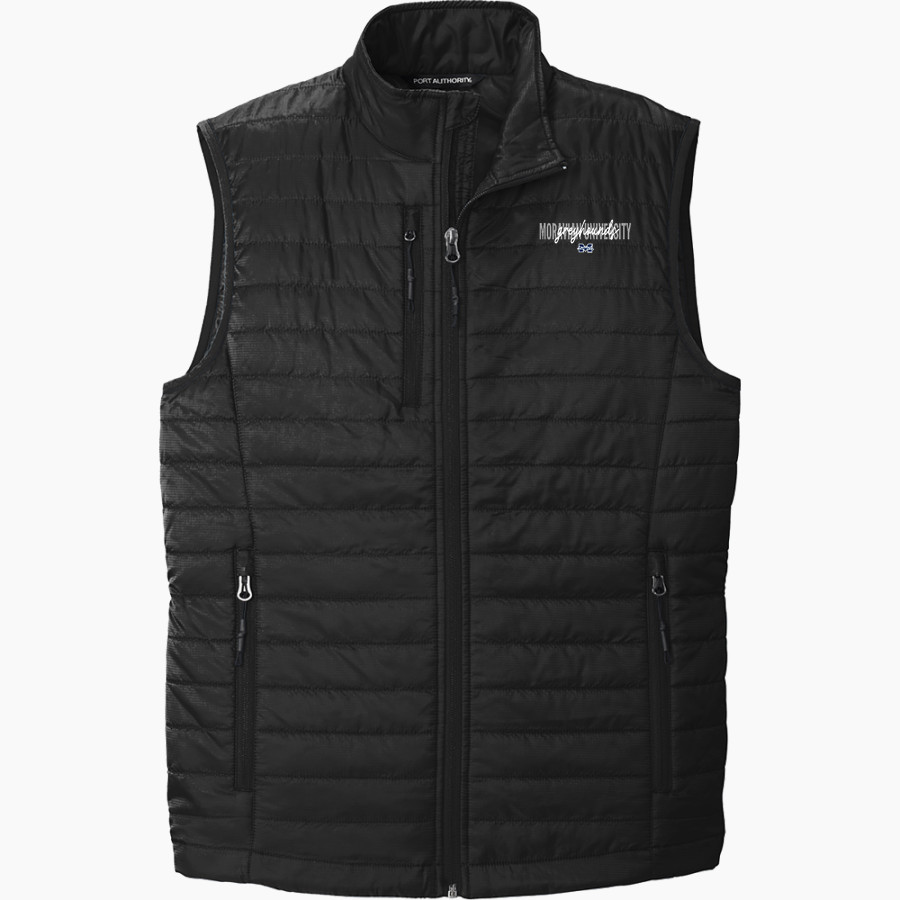 Moravian University Greyhounds <span class="pdp-name-mascot">Moravian University Greyhounds</span> Port Authority Men's Packable Puffy Vest