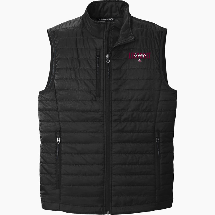 LOCKHART HIGH SCHOOL LIONS <span class="pdp-name-mascot">LOCKHART LIONS</span> Port Authority Men's Packable Puffy Vest