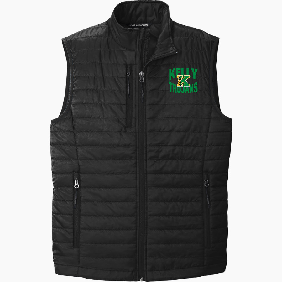 KELLY HIGH SCHOOL TROJANS Port Authority Men's Packable Puffy Vest
