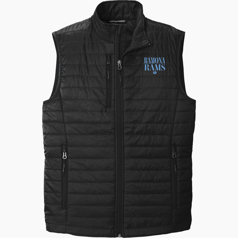 RAMONA HIGH SCHOOL RAMS <span class="pdp-name-mascot">RAMONA RAMS</span> Port Authority Men's Packable Puffy Vest