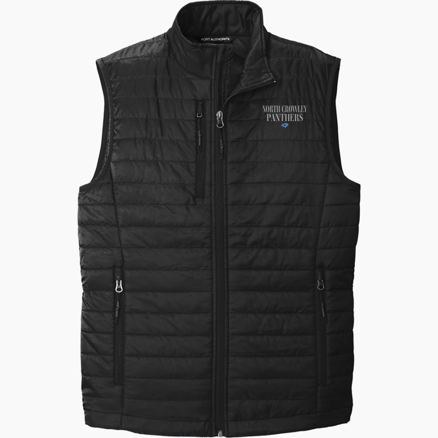 NORTH CROWLEY HIGH SCHOOL PANTHERS Port Authority Men's Packable Puffy Vest