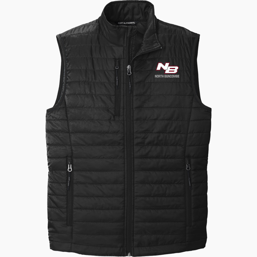 NORTH BUNCOMBE HIGH SCHOOL BLACK HAWKS Port Authority Men's Packable Puffy Vest
