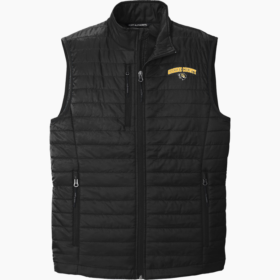 GREENE COUNTY HIGH SCHOOL TIGERS <span class="pdp-name-mascot">GREENE COUNTY TIGERS</span> Port Authority Men's Packable Puffy Vest