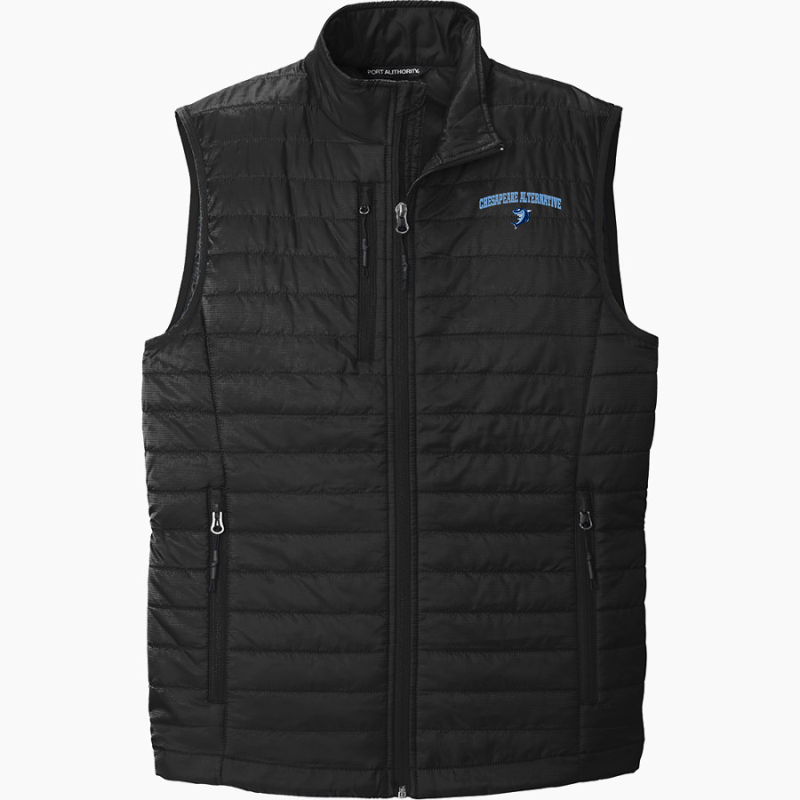 Chesapeake Alternative Sharks Port Authority Men's Packable Puffy Vest