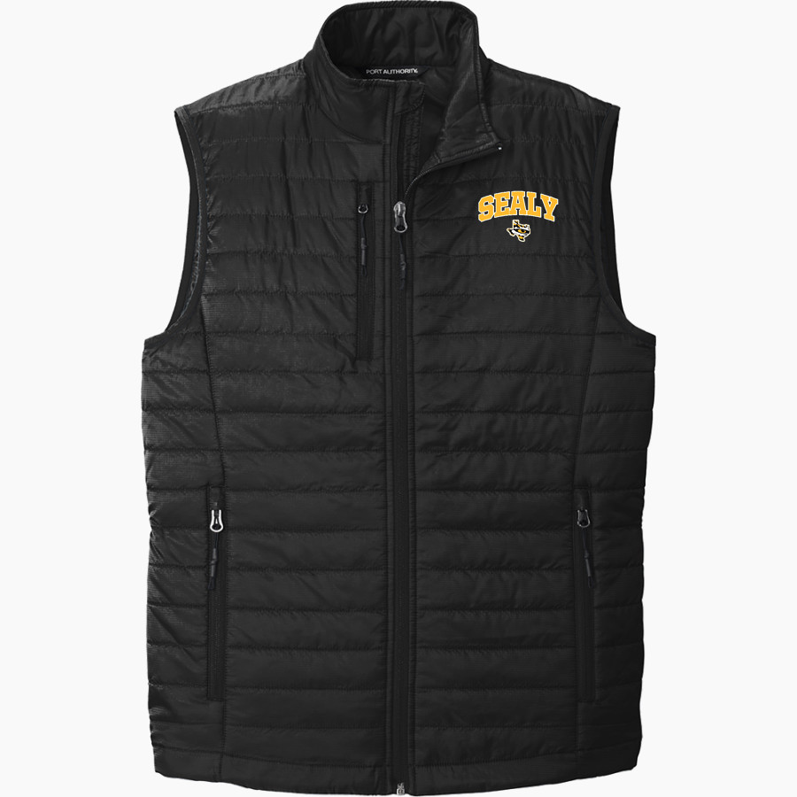 SEALY HIGH SCHOOL TIGERS Port Authority Men's Packable Puffy Vest