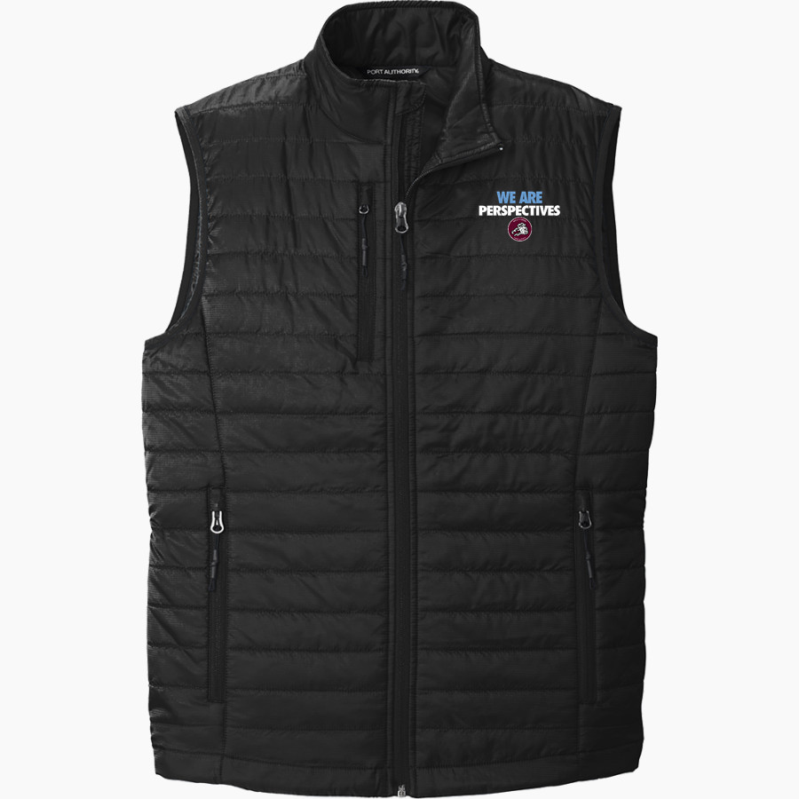 Perspectives Warriors Port Authority Men's Packable Puffy Vest