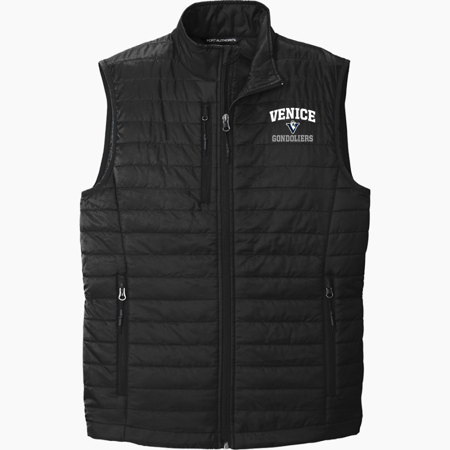 VENICE HIGH SCHOOL GONDOLIERS <span class="pdp-name-mascot">VENICE GONDOLIERS</span> Port Authority Men's Packable Puffy Vest