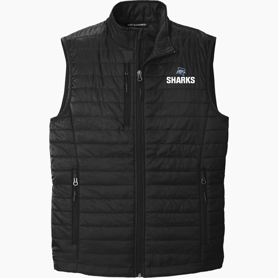 SPANISH RIVER HIGH SCHOOL SHARKS <span class="pdp-name-mascot">SPANISH RIVER SHARKS</span> Port Authority Men's Packable Puffy Vest