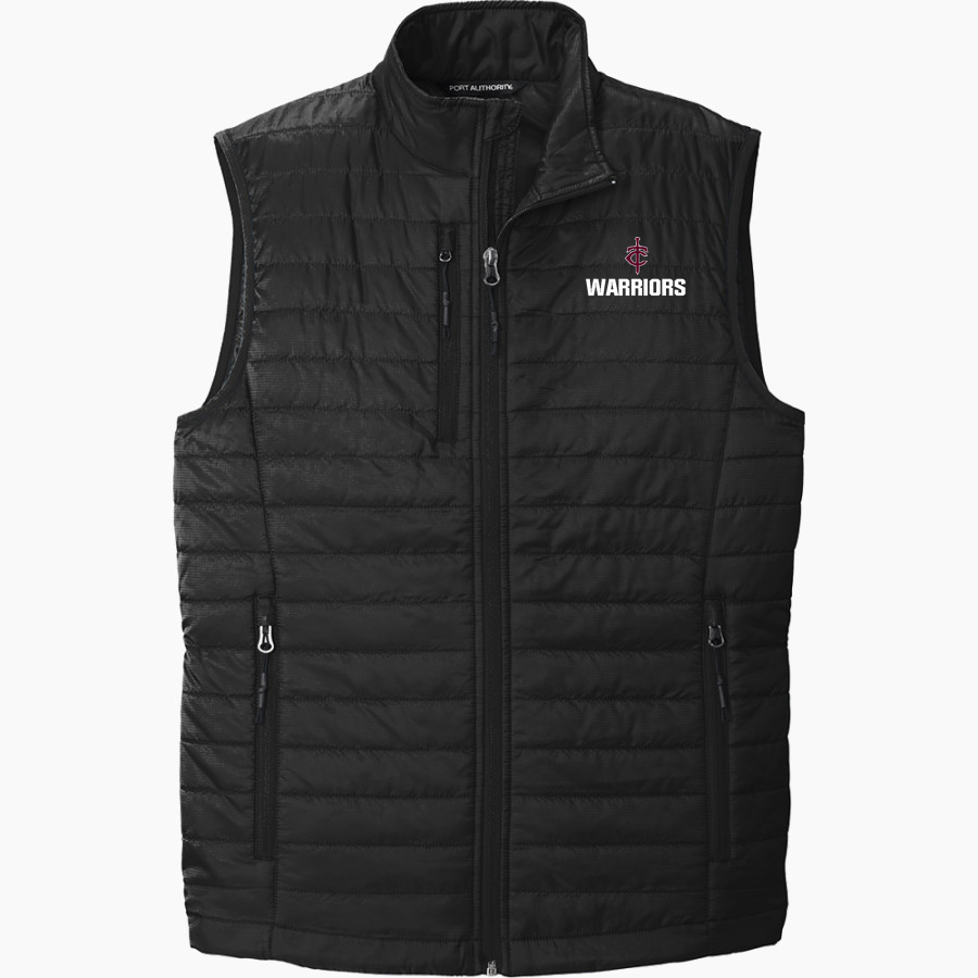 Trinity Warriors Port Authority Men's Packable Puffy Vest