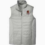CHARLOTTE HIGH SCHOOL TROJANS Port Authority Men's Collective Insulated Vest Front Thumbnail