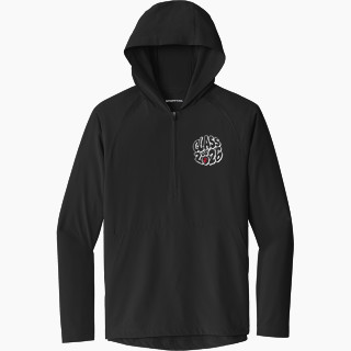 Sport-Tek Men's Repeat 1/2-Zip Long Sleeve Hooded Jacket