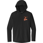Shrewsbury Tigers <span class="pdp-name-mascot">Shrewsbury Travel Basketball Tigers</span> Sport-Tek Men's Repeat 1/2-Zip Long Sleeve Hooded Jacket Front Thumbnail