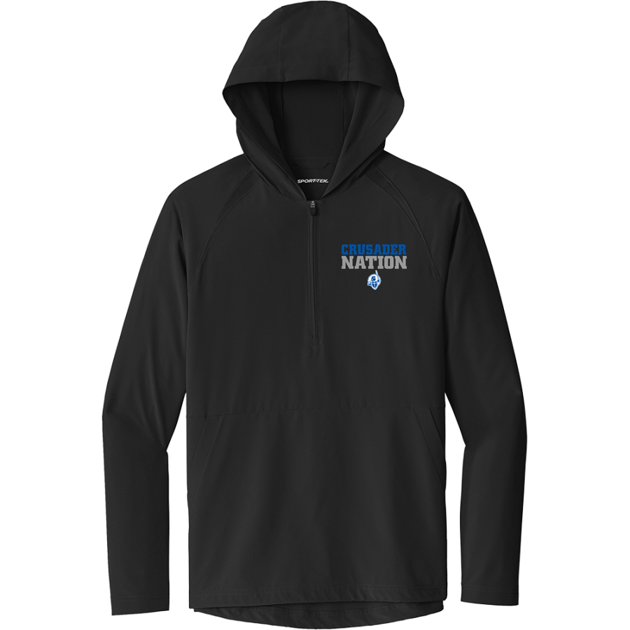 LUTHERAN HIGH SCHOOL CRUSADERS <span class="pdp-name-mascot">LUTHERAN CRUSADERS</span> Sport-Tek Men's Repeat 1/2-Zip Long Sleeve Hooded Jacket
