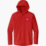 BOLSA GRANDE HIGH SCHOOL MATADORS <span class="pdp-name-mascot">BOLSA GRANDE MATADORS</span> Sport-Tek Men's Repeat 1/2-Zip Long Sleeve Hooded Jacket Front Thumbnail