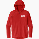 Rogue Rowing Rowing <span class="pdp-name-mascot">Rogue Rowing</span> Sport-Tek Men's Repeat 1/2-Zip Long Sleeve Hooded Jacket Front Thumbnail