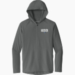 Weber Rams Sport-Tek Men's Repeat 1/2-Zip Long Sleeve Hooded Jacket Front Thumbnail