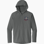 Glenn Grizzlies <span class="pdp-name-mascot">Tom Glenn Grizzlies</span> Sport-Tek Men's Repeat 1/2-Zip Long Sleeve Hooded Jacket Front Thumbnail