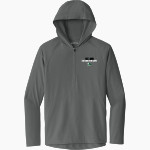 Wisconsin Heights High School Vanguards <span class="pdp-name-mascot">Wisconsin Heights High School</span> Sport-Tek Men's Repeat 1/2-Zip Long Sleeve Hooded Jacket Front Thumbnail