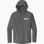 Frost Vikings <span class="pdp-name-mascot">Frost Vikings</span> Sport-Tek Men's Repeat 1/2-Zip Long Sleeve Hooded Jacket Front Thumbnail