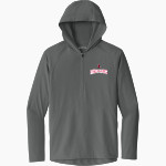 FRONTIER HIGH SCHOOL MUSTANGS Sport-Tek Men's Repeat 1/2-Zip Long Sleeve Hooded Jacket Front Thumbnail