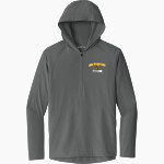 University of Wisconsin-Oshkosh Titans <span class="pdp-name-mascot">University of Wisconsin-Oshkosh Titans</span> Sport-Tek Men's Repeat 1/2-Zip Long Sleeve Hooded Jacket Front Thumbnail
