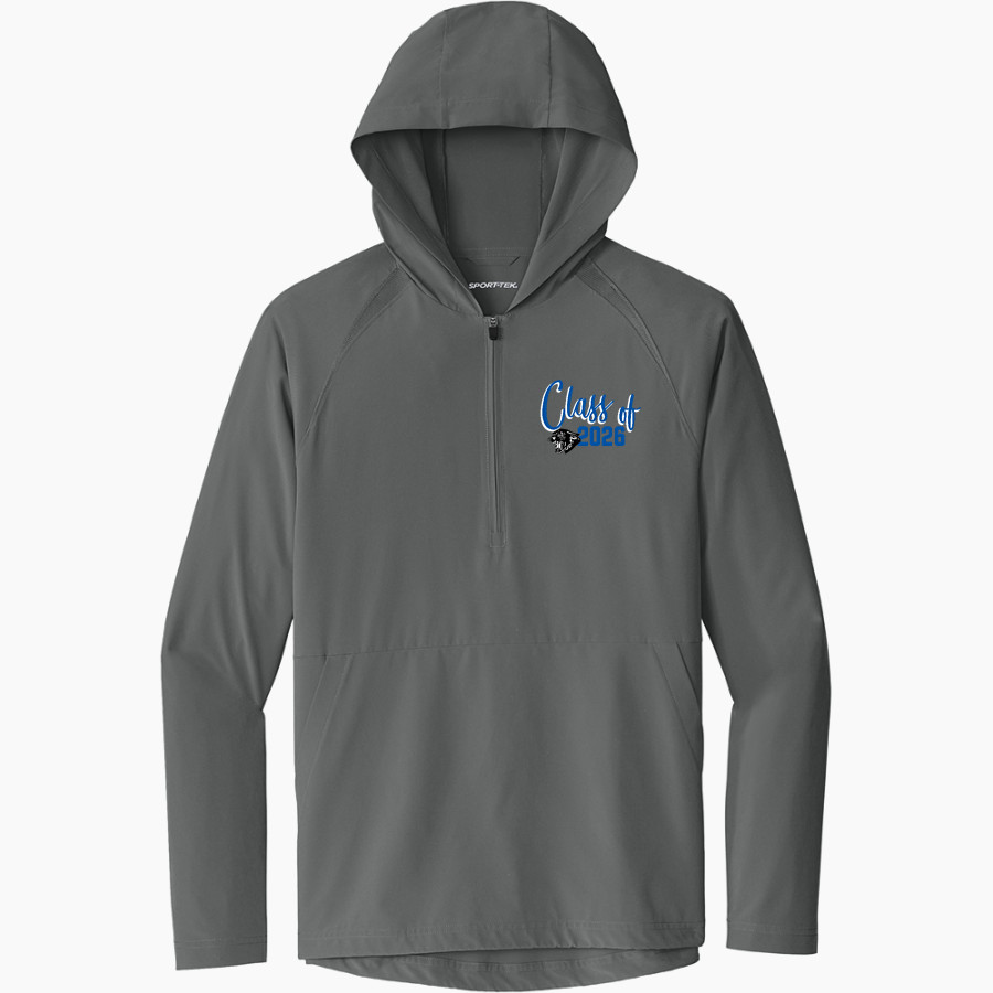 Central Panthers <span class="pdp-name-mascot">Central Panthers</span> Sport-Tek Men's Repeat 1/2-Zip Long Sleeve Hooded Jacket