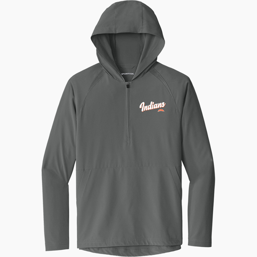 Roseburg Indians <span class="pdp-name-mascot">Roseburg Indians</span> Sport-Tek Men's Repeat 1/2-Zip Long Sleeve Hooded Jacket