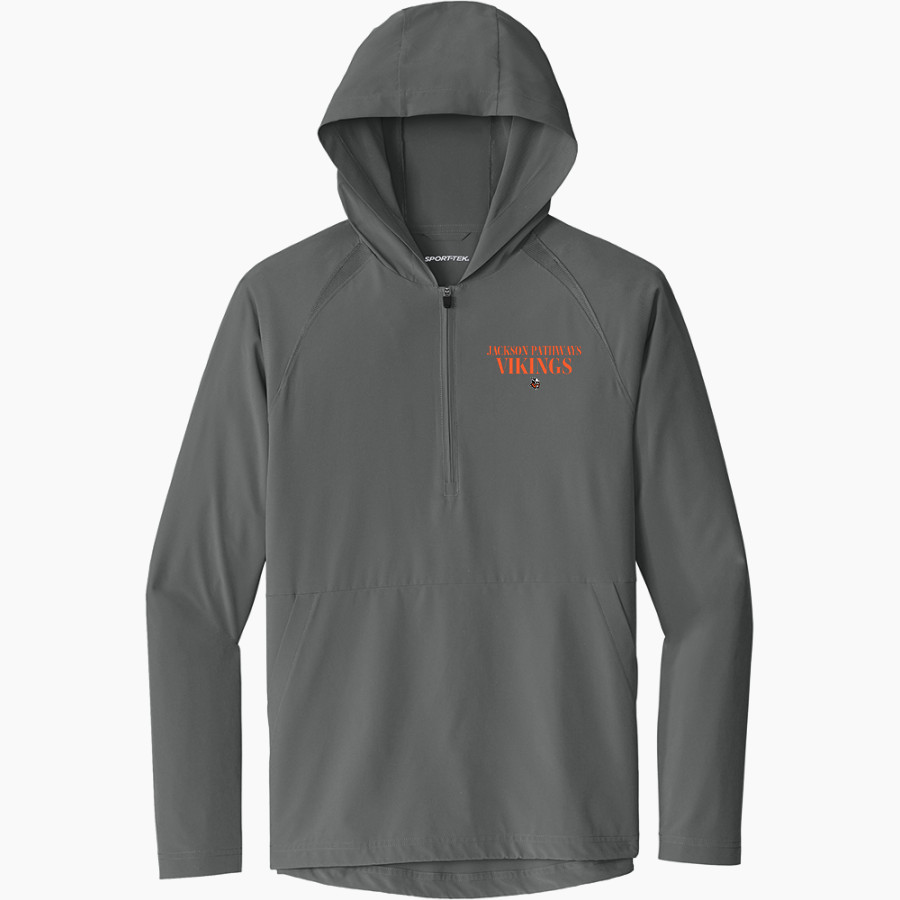Jackson Pathways Vikings <span class="pdp-name-mascot">Jackson Pathways Vikings</span> Sport-Tek Men's Repeat 1/2-Zip Long Sleeve Hooded Jacket