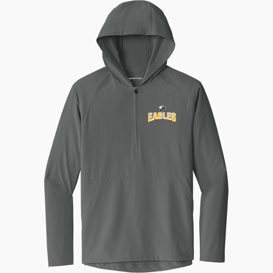 Fuentes Eagles Sport-Tek Men's Repeat 1/2-Zip Long Sleeve Hooded Jacket
