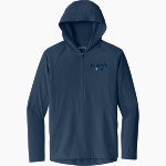 All Saints Blue Thunder <span class="pdp-name-mascot">All Saints Blue Thunder</span> Sport-Tek Men's Repeat 1/2-Zip Long Sleeve Hooded Jacket Front Thumbnail