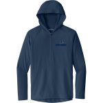 Chesapeake College Skipjacks <span class="pdp-name-mascot">Chesapeake Skipjacks</span> Sport-Tek Men's Repeat 1/2-Zip Long Sleeve Hooded Jacket Front Thumbnail