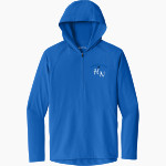 Hatton Public Thunder <span class="pdp-name-mascot">Hatton Public Thunder</span> Sport-Tek Men's Repeat 1/2-Zip Long Sleeve Hooded Jacket Front Thumbnail