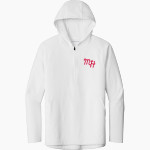 Mt. Hood Community College Mt. Hood Community C <span class="pdp-name-mascot">Mt. Hood Community College</span> Sport-Tek Men's Repeat 1/2-Zip Long Sleeve Hooded Jacket Front Thumbnail